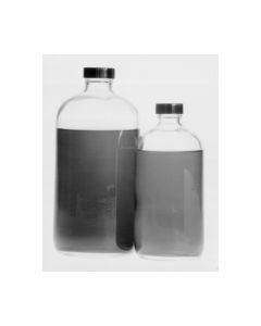 Bottles - Narrow Mouth, Round, Safety, Soda Lime Glass, PVC Coated, Wheaton