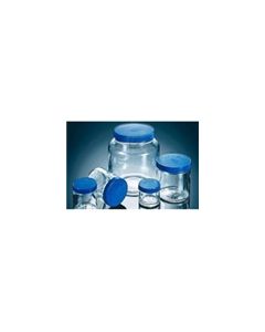 Wide-Mouth Tall-Profile Clear Glass Jars with Closure, 200 Series, I-CHEM®