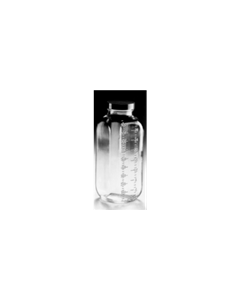 Bottles - Extra Wide Mouth, Square with Pulp/Vinyl Lined Closures Attached, Qorpak