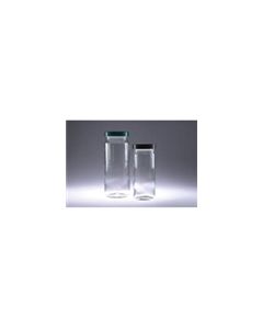 Clear Tall Straight Sided Jars with Phenolic Pulp/Vinyl Lined Cap