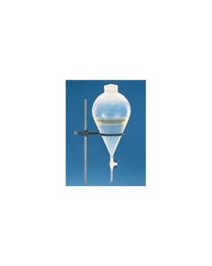Funnels - Separatory, Squibb, Pear Shape, Teflon® FEP with Teflon® TFE Plug, Nalgene®