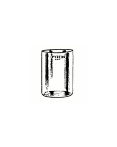 Jars - Animal, Cylindrical, Fire Polished Bead, Pyrex® Brand Borosilicate Glass
