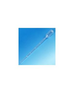 Transfer Pipet, 3mL, Small Bulb, Graduated, Globe Scientific