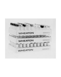 Support - 12mm Chromatography/Cryule/Culture Tube Rack, Polypropylene, 50 Position, Wheaton