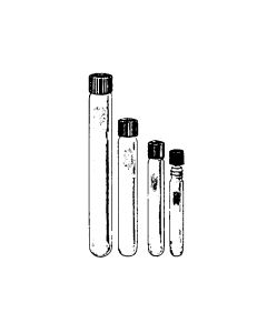 Tubes - Culture, Screw Cap With PTFE Faced Rubber Liner, Kimax® Brand, Borosilicate Glass