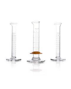 KIMBLE® KIMAX® Graduated Cylinder, Class B, TC, with Single Scale and Bumper DWK Life Sciences 