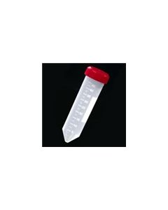Centrifuge Tube, 50mL, Red Screw Cap, Printed Graduations, Globe Scientific