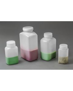 Bel-Art Polystormor HDPE Square Edge Wide-Mouth Bottle, Bel-Art Products 