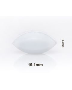 Spinbar™ Teflon® Coated White Elliptical Magnetic Stir Bar, Bel-Art Products 