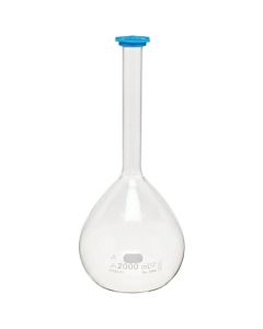 PYREX® Class A Volumetric Flask with Polyethylene Snap-Cap, Corning Life Sciences 