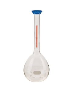 PYREX® Class A Lifetime Red™ Volumetric Flask, With Snap Cap, Graduated, To Contain, Corning Life Sciences 
