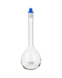 PYREX® Class A Volumetric Flask with Polyethylene Standard Taper Stopper, Corning Life Sciences 