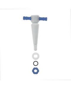 Replacement PTFE Product Standard 8mm Straight Bore Stopcock Plug Assembly, Pyrex®, Corning Life Sciences 