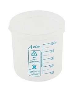 Azlon Square Ratio Polypropylene Beakers, Dynalon Labware 