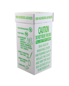 Non-Hazardous Disposal Box with Handles, Dynalon Labware 