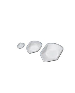 Pour Boat Polystyrene Weighing Dishes with Pour Spout, Anti-Static, Eagle Thermoplastics 
