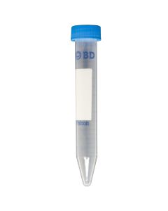 Falcon® Sterile Polystyrene Graduated Centrifuge Tube with Conical Bottom and Dome Seal Screw Cap, Corning Life Sciences 