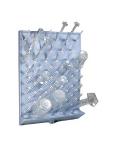 Drying Rack Removable Pegs, High Impact Polystyrene, Globe Scientific 
