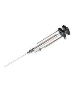  Microliter Syringe with Knurled Hub 22 Gauge Needle, 2.75in, Point Style 3, with Built-In Chaney Adapter, Hamilton