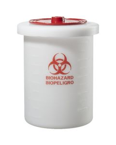 Nalgene® Non-sterile Polypropylene Biohazardous Waste Container, Thermo Fisher Scientific 