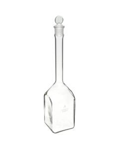 Kimble® KIMAX® Square Volumetric Flask With Standard Taper Ground Glass Stopper, Class A, DWK Life Sciences, LLC 