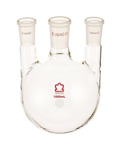 Flasks - Distilling Full Length Three Vertical Neck Round Bottom, DWK Life Sciences, LLC 
