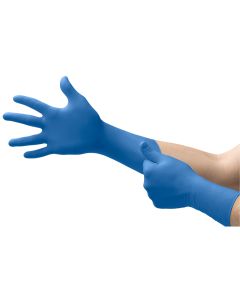 Microflex Safegrip® Powder-Free Latex Gloves, Blue Color, Ansell Healthcare