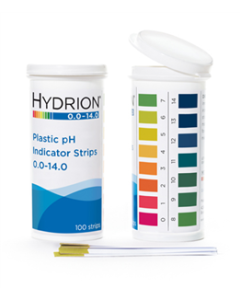 Hydrion Spectral Wide Range pH test Strips with Colorimetric Chart, Micro Essential 