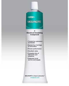 Molykote 4 Electrical Insulating Compound 5.3 oz Tube White, Dupont