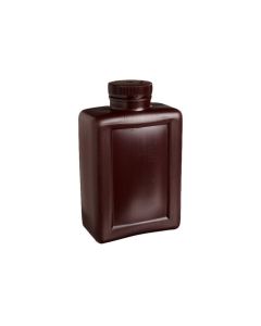 Nalgene® Rectangular Amber HDPE Bottle, Thermo Fisher Scientific 