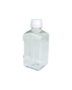 Nalgene® Square PETG Media Bottle With Cap, Thermo Fisher Scientific 