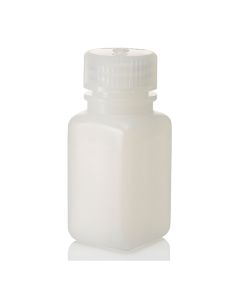 Nalgene® Square Wide-Mouth HDPE Bottle With Closure, Thermo Fisher Scientific 