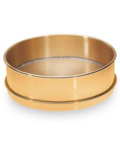 Brass Top Cover with Ring for Brass Sieve, W.S. Tyler 